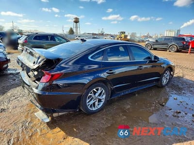 Trzecie zdjęcie samochodu z tyłu: 2020 HYUNDAI SONATA SEL VIN:5NPEF4JA2LH056872 - miniatura