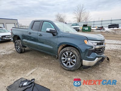 Czwarte zdjęcie samochodu z boku: 2025 CHEVROLET SILVERADO K1500 LT-L VIN:1GCRKKEK3SZ133468 - miniatura