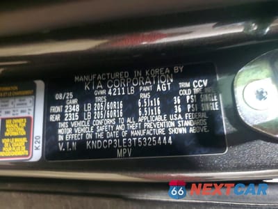 Zdjęcie 13 z 13 samochodu: 2026 KIA NIRO LX VIN:KNDCP3LE3T5325444 - miniatura