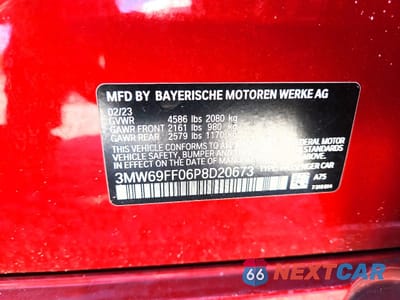 Zdjęcie 12 z 13 samochodu: 2023 BMW 330I VIN:3MW69FF06P8D20673 - miniatura