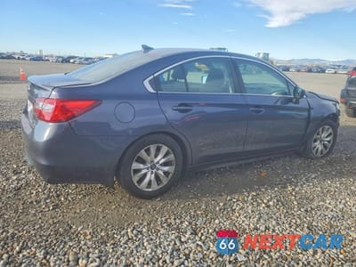 Trzecie zdjęcie samochodu z tyłu: 2017 SUBARU LEGACY 2.5I PREMIUM VIN:4S3BNAC63H3006109 - miniatura