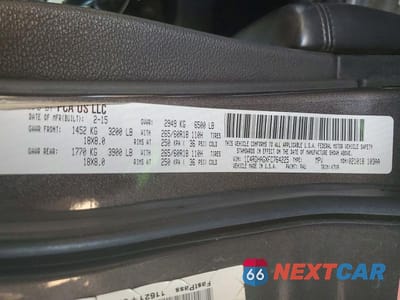 Zdjęcie 13 z 13 samochodu: 2015 DODGE DURANGO SXT VIN:1C4RDHAGXFC764225 - miniatura