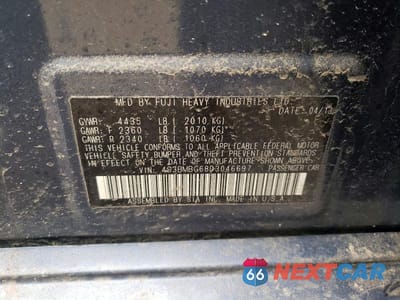 Zdjęcie 12 z 12 samochodu: 2013 SUBARU LEGACY 2.5I PREMIUM VIN:4S3BMBG68D3046697 - miniatura