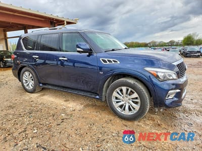 Czwarte zdjęcie samochodu z boku: 2017 INFINITI QX80 BASE VIN:JN8AZ2NF6H9643435 - miniatura