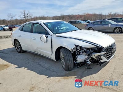 Czwarte zdjęcie samochodu z boku: 2021 HYUNDAI SONATA SEL VIN:KMHL64JA6MA148627 - miniatura