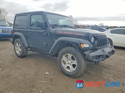 Czwarte zdjęcie samochodu z boku: 2021 JEEP WRANGLER SPORT VIN:1C4GJXAN3MW763549 - miniatura