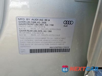 Zdjęcie 13 z 13 samochodu: 2014 AUDI Q5 PREMIUM PLUS VIN:WA1LFAFP8EA126009 - miniatura