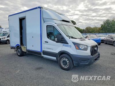 Czwarte zdjęcie samochodu z boku: 2020 FORD TRANSIT DELIVERY TRUCK VIN:1FDBW5Z86LKB30317 - miniatura