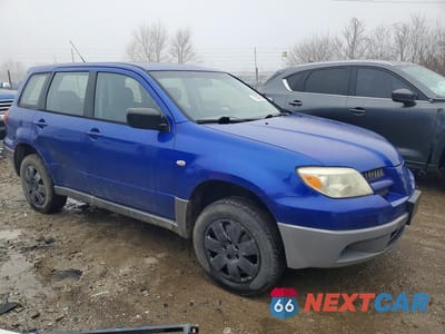 Czwarte zdjęcie samochodu z boku: 2005 MITSUBISHI OUTLANDER LS VIN:JA4LX31FX5U031313 - miniatura