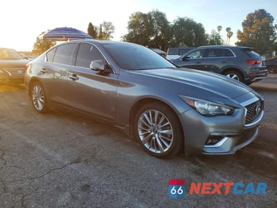 Czwarte zdjęcie samochodu z boku: 2018 INFINITI Q50 3.0T LUXE VIN:JN1EV7AP1JM363691 - miniatura