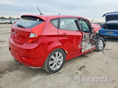 Trzecie zdjęcie samochodu z tyłu: 2012 HYUNDAI ACCENT VIN:KMHCU5AEXCU035095 - miniatura