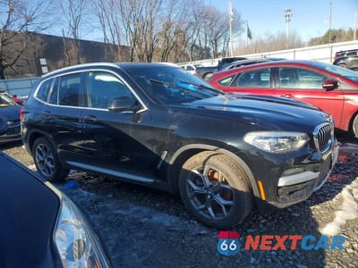 Czwarte zdjęcie samochodu z boku: 2021 BMW X3 XDRIVE30I VIN:5UXTY5C06M9H82953 - miniatura