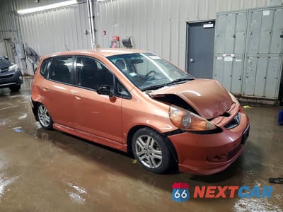 Czwarte zdjęcie samochodu z boku: 2007 HONDA FIT S VIN:JHMGD38687S016957 - miniatura