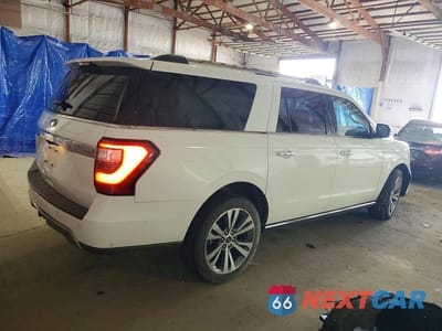 Trzecie zdjęcie samochodu z tyłu: 2021 FORD EXPEDITION MAX LIMITED VIN:1FMJK2AT5MEA32112 - miniatura