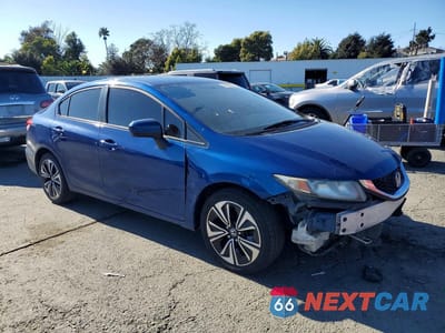 Czwarte zdjęcie samochodu z boku: 2015 HONDA CIVIC LX VIN:19XFB2F56FE207141 - miniatura