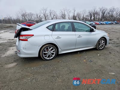 Trzecie zdjęcie samochodu z tyłu: 2013 NISS SENTRA S VIN:3N1AB7AP0DL743210 - miniatura