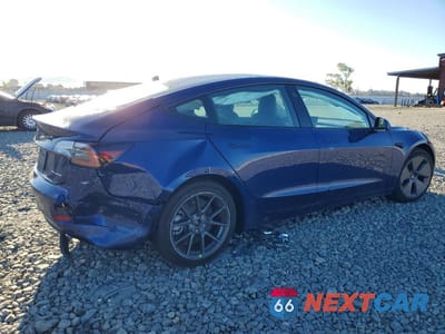 Trzecie zdjęcie samochodu z tyłu: 2021 TESLA MODEL 3 VIN:5YJ3E1EB5MF848896 - miniatura