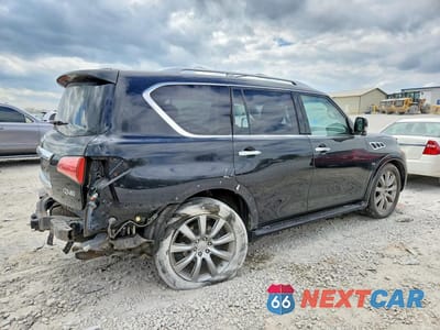 Trzecie zdjęcie samochodu z tyłu: 2014 INFINITI QX80 BASE VIN:JN8AZ2NF0E9555251 - miniatura