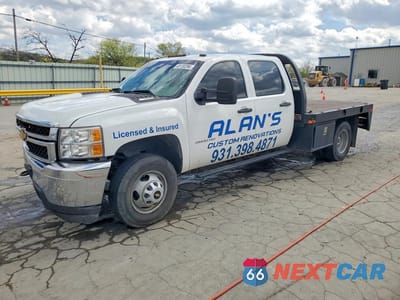 2014 CHEVROLET SILVERADO FLATBED TRUCK 1GB4CZC89EF157288 - główne zdjęcie licytacji z USA - miniatura