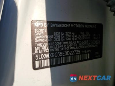 Zdjęcie 13 z 13 samochodu: 2014 BMW X3 VIN:5UXWX9C55E0D22725 - miniatura