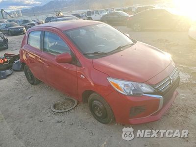 Czwarte zdjęcie samochodu z boku: 2021 MITSUBISHI MIRAGE ES VIN:ML32AUHJ1MH010184 - miniatura