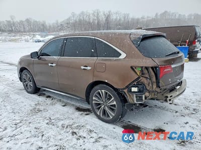 Drugie zdjęcie samochodu z przodu: 2019 ACURA MDX TECHNOLOGY VIN:5J8YD4H56KL013594 - miniatura