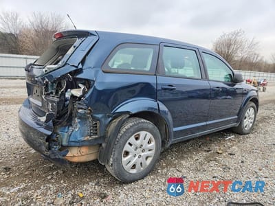 Trzecie zdjęcie samochodu z tyłu: 2014 DODGE JOURNEY SE VIN:3C4PDCABXET315029 - miniatura