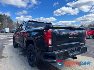 Trzecie zdjęcie samochodu z tyłu: 2020 GMC SIERRA K1500 ELEVATION VIN:1GTP9CEK0LZ137505 - miniatura