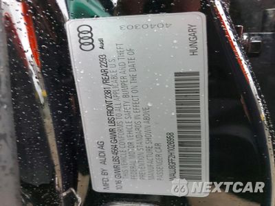 Zdjęcie 12 z 13 samochodu: 2017 AUDI A3 PREMIUM PLUS VIN:WAUJ8GFF2H1026958 - miniatura