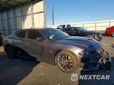 Czwarte zdjęcie samochodu z boku: 2022 DODGE CHARGER SCAT PACK VIN:2C3CDXGJ0NH173081 - miniatura