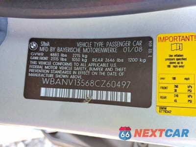 Zdjęcie 12 z 12 samochodu: 2008 BMW 528 XI VIN:WBANV13568CZ60497 - miniatura