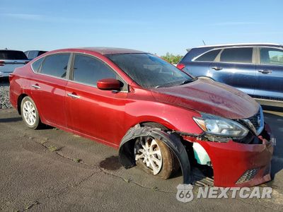 Czwarte zdjęcie samochodu z boku: 2017 NISSAN SENTRA SV VIN:3N1AB7AP5HY338503 - miniatura
