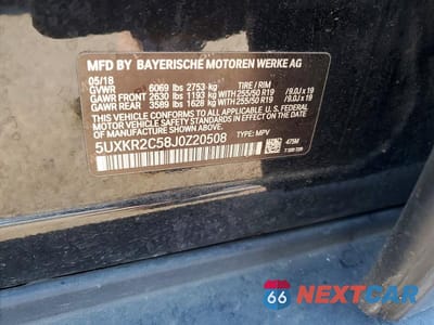 Zdjęcie 13 z 13 samochodu: 2018 BMW X5 SDRIVE35I VIN:5UXKR2C58J0Z20508 - miniatura