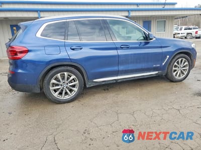 Trzecie zdjęcie samochodu z tyłu: 2018 BMW X3 XDRIVE30I VIN:5UXTR9C57JLA13893 - miniatura