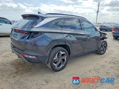 Trzecie zdjęcie samochodu z tyłu: 2023 HYUNDAI TUCSON BLUE SE VIN:5NMJECAE4PH289086 - miniatura