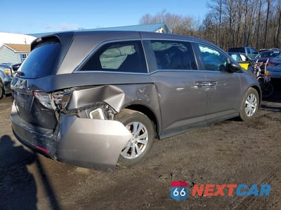 Trzecie zdjęcie samochodu z tyłu: 2016 HONDA ODYSSEY SE VIN:5FNRL5H36GB091426 - miniatura