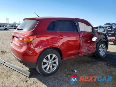 Trzecie zdjęcie samochodu z tyłu: 2015 MITSUBISHI OUTLANDER SPORT ES VIN:4A4AP3AU0FE061906 - miniatura