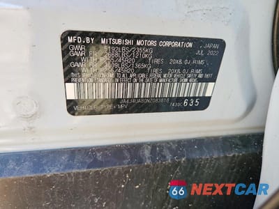 Zdjęcie 13 z 13 samochodu: 2022 MITSUBISHI OUTLANDER SE VIN:JA4J4UA80NZ083818 - miniatura