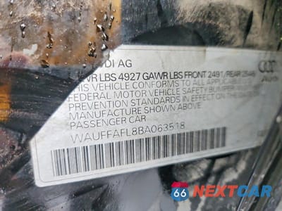 Zdjęcie 12 z 12 samochodu: 2011 AUDI A4 PREMIUM PLUS VIN:WAUFFAFL8BA063518 - miniatura