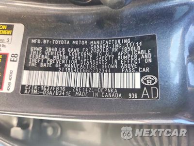 Zdjęcie 12 z 12 samochodu: 2011 TOYOTA COROLLA LE VIN:2T1BU4EE6BC732344 - miniatura