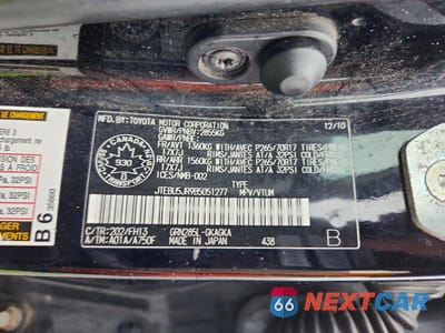 Zdjęcie 13 z 13 samochodu: 2011 TOYOTA 4RUNNER SR5 VIN:JTEBU5JR9B5051277 - miniatura