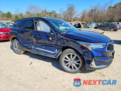 Czwarte zdjęcie samochodu z boku: 2021 ACURA RDX TECHNOLOGY VIN:5J8TC1H59ML006671 - miniatura