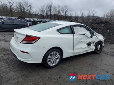 Trzecie zdjęcie samochodu z tyłu: 2014 HONDA CIVIC LX VIN:2HGFG3B54EH515507 - miniatura