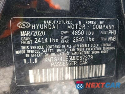 Zdjęcie 12 z 12 samochodu: 2021 GENESIS G70 3.3T VIN:KMTG74LE5MU067279 - miniatura