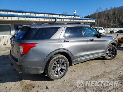 Trzecie zdjęcie samochodu z tyłu: 2021 FORD EXPLORER XLT VIN:1FMSK8DH7MGB71807 - miniatura