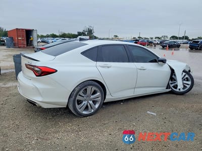Trzecie zdjęcie samochodu z tyłu: 2023 ACURA TLX TECHNOLOGY VIN:19UUB5F47PA000151 - miniatura