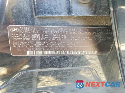 Zdjęcie 14 z 14 samochodu: 2012 BMW X6 XDRIVE50I VIN:5UXFG8C58CLZ97181 - miniatura