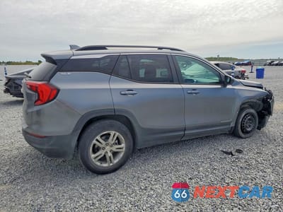 Trzecie zdjęcie samochodu z tyłu: 2021 GMC TERRAIN SLE VIN:3GKALMEV9ML339618 - miniatura