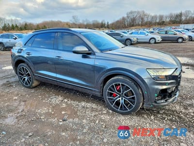 Czwarte zdjęcie samochodu z boku: 2022 AUDI Q8 PREMIUM PLUS S-LINE VIN:WA1EVBF15ND010830 - miniatura