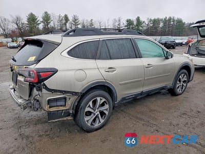 Trzecie zdjęcie samochodu z tyłu: 2020 SUBARU OUTBACK LIMITED VIN:4S4BTANCXL3149698 - miniatura